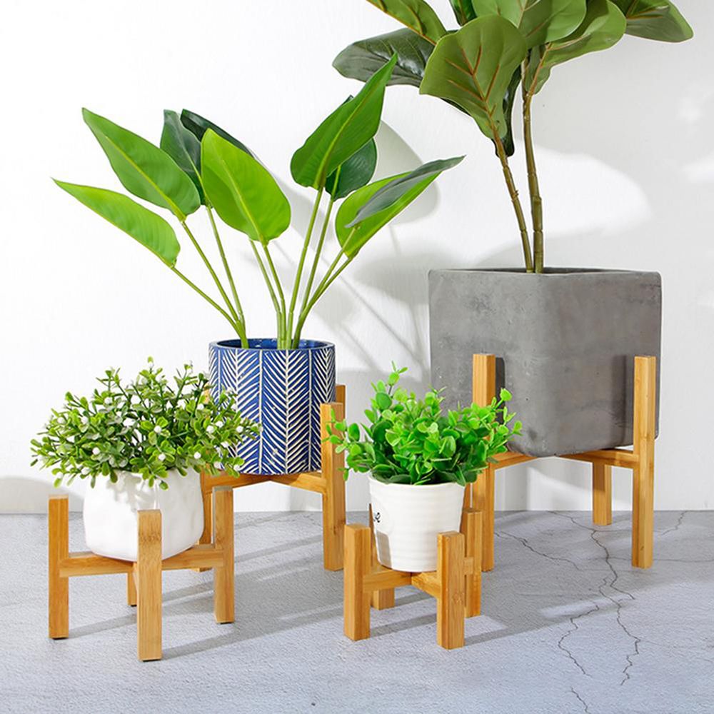 Bambu interior ao ar livre dec - Bonsai Garden Display Stands avaliação e preço