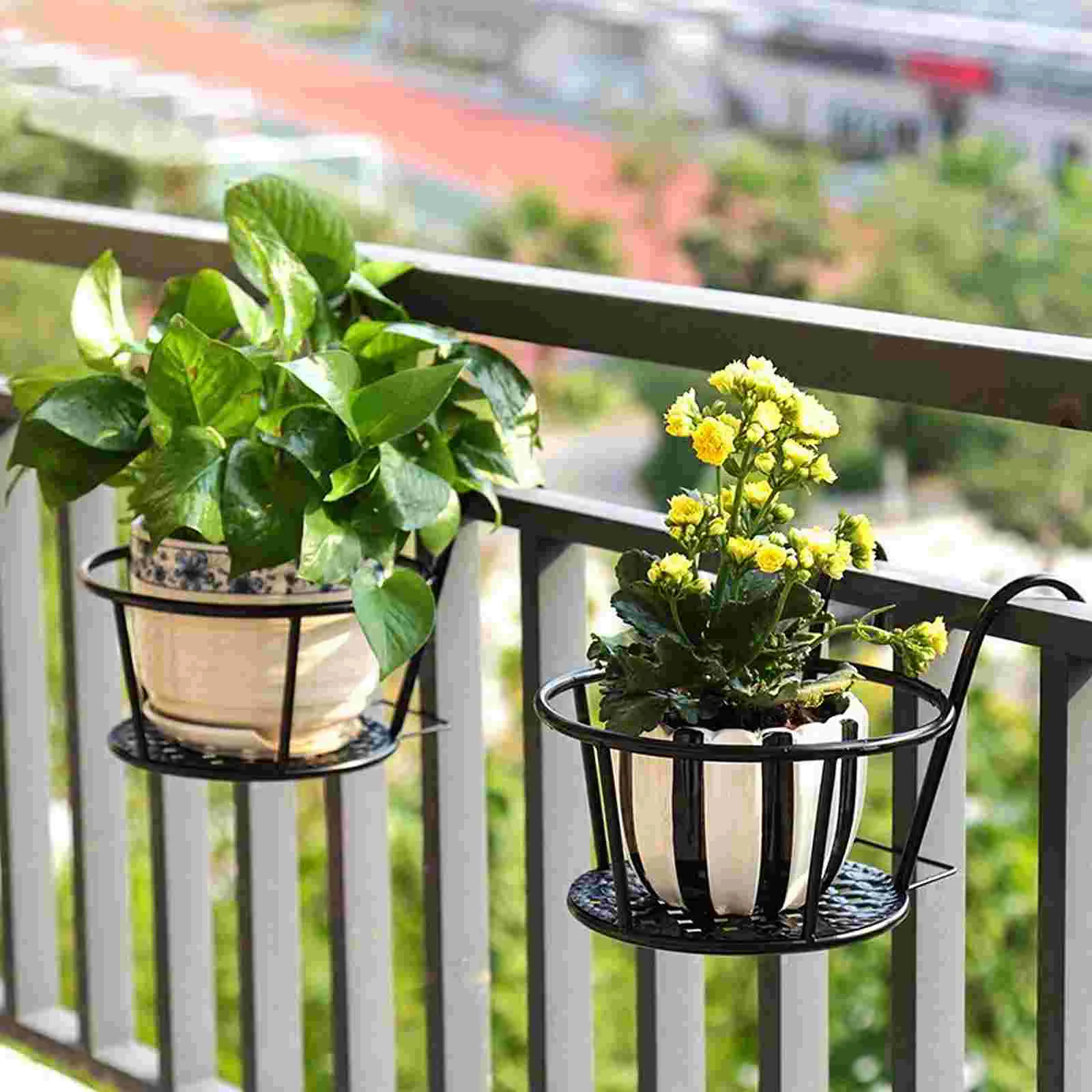 2 pçs ferro vaso de flores sup - Bonsai Garden Wall avaliação e preço