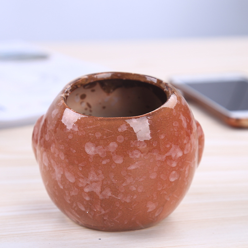 Mini Vaso de Cerâmica Coruja p - Bonsai Garden Wall avaliação e preço